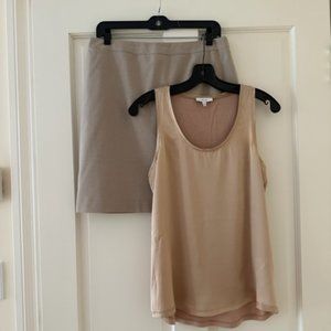 REISS MINI SKIRT AND TANK for $65